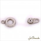 Zapínanie CHIRURGICKÁ OCEĽ 15x9x5mm, 1 pár (CH1203)